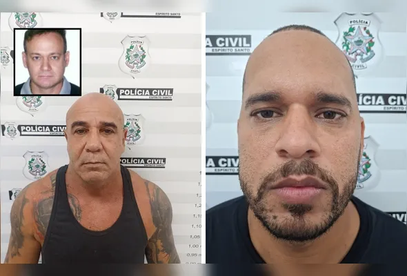 Cleiton dos Reis, o atirador e Rodolfo da Silva Mercier, responsável pelo apoio logístico da execução que estão presos
