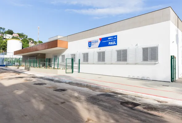 UBS de Paul é uma das oito novas unidades entregues em Vila Velha desde 2021, ampliando o acesso à saúde
pública no município