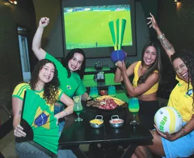 Imagem ilustrativa da imagem Bares no clima da torcida do Brasil!