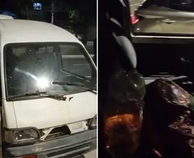 Imagem ilustrativa da imagem Carro com tanque improvisado em garrafa pet é flagrado em blitz em Vitória