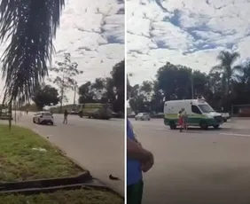 Imagem ilustrativa da imagem Homem morre após acidente entre moto e carro na BR-101 em Aracruz