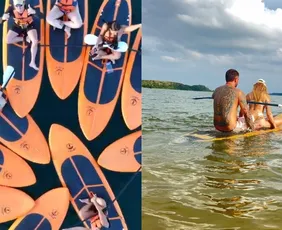 Imagem ilustrativa da imagem Juparanã Festival une remada, praia e música com bandas capixabas em Linhares