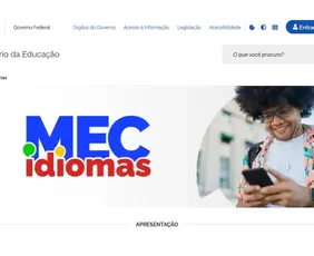 Imagem ilustrativa da imagem MEC Idiomas: nova plataforma do Governo oferta inglês e espanhol gratuitamente