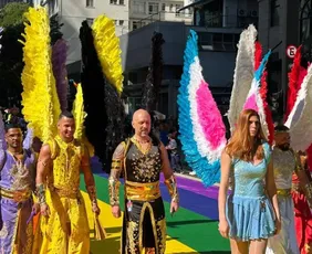 Imagem ilustrativa da imagem Parada do Orgulho LGBT+ leva cores e vibração à Avenida Paulista