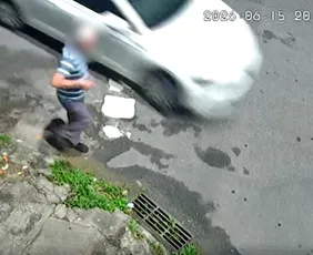 Imagem ilustrativa da imagem VÍDEO: enfermeiro de 70 anos é alvo de assalto na Serra