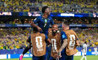Imagem ilustrativa da imagem Brasil desencanta, vence o Haiti e assume a liderança do Grupo C
