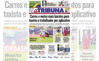 Imagem ilustrativa da imagem Confira os destaques do jornal A Tribuna desta quarta-feira