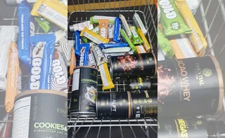 Imagem ilustrativa da imagem Homem é preso tentando furtar mais de R$1.800 em itens de supermercado de Vitória