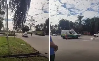 Imagem ilustrativa da imagem Homem morre após acidente entre moto e carro na BR-101 em Aracruz