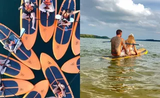 Imagem ilustrativa da imagem Juparanã Festival une remada, praia e música com bandas capixabas em Linhares