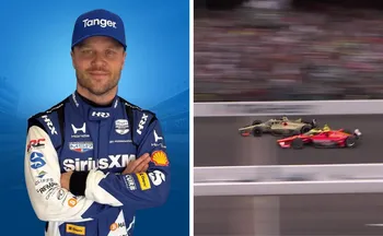 Imagem ilustrativa da imagem Rosenqvist vence as 500 Milhas de Indianápolis por 23 milésimos