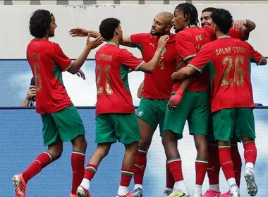 Imagem ilustrativa da imagem Marrocos fica no empate contra Noruega antes de enfrentar Brasil na Copa do Mundo