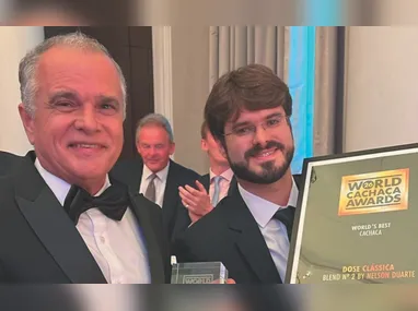 Imagem ilustrativa da imagem Cachaça produzida no ES recebe prêmio internacional na "Copa do Mundo" das bebidas