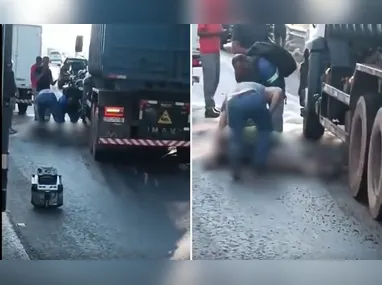 Nas imagens de videomonitoramento, é possível ver o homem colocando os itens em uma sacola, que estava dentro de um carrinho de compras, na tarde de segunda-feira (27).
