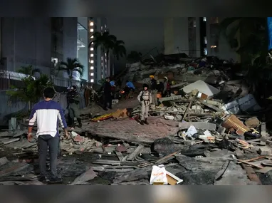 Imagem ilustrativa da imagem Mortes em terremotos na Venezuela sobem para 589; feridos chegam a quase 3 mil