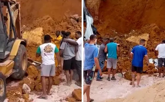 Imagem ilustrativa da imagem Quatro pessoas morrem após desabamento durante obra em Cariacica