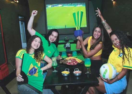 Imagem ilustrativa da imagem Bares no clima da torcida do Brasil!