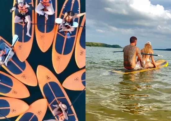 Imagem ilustrativa da imagem Juparanã Festival une remada, praia e música com bandas capixabas em Linhares