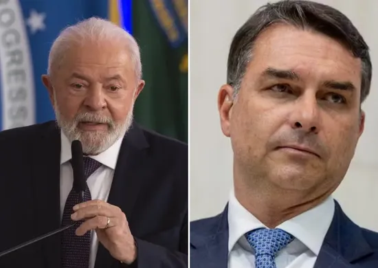 Imagem ilustrativa da imagem Lula associa tarifaço dos EUA a Flávio Bolsonaro e o chama de traidor da pátria