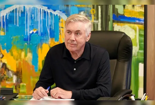 Ancelotti se reunião com a comissão técnica da Seleção Brasileira nesta terça (28)