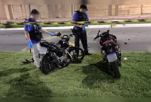 Perícia foi realizada no local após o acidente