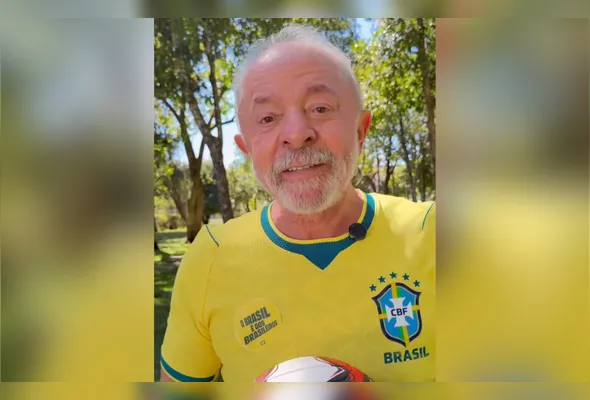Lula publicou vídeo para a seleção brasileira