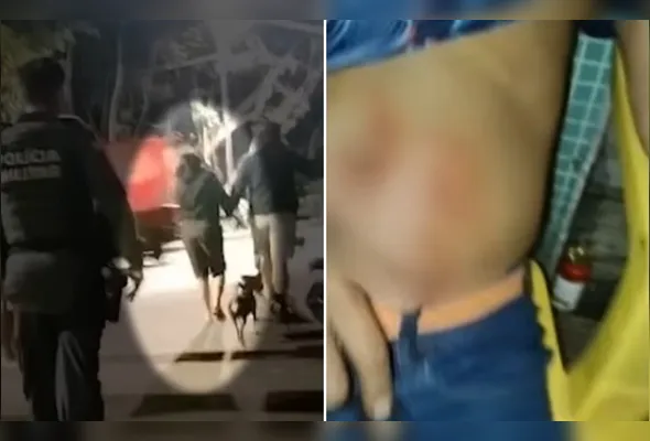 Mulher foi contida por um policial penal que passava na região