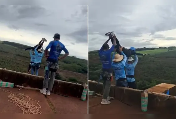 Mulher morre em salto de bungee jump no interior de SP; testemunha diz à PM que empresa esqueceu de colocar corda