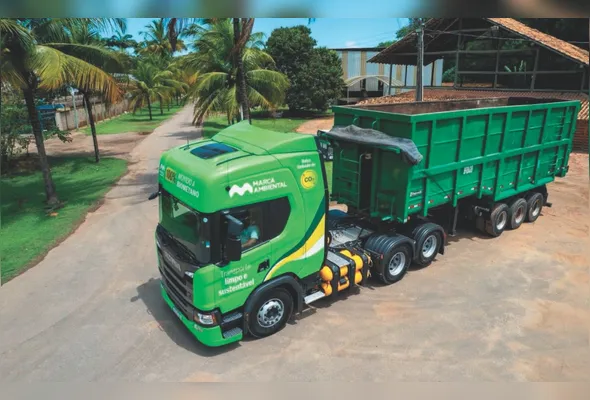 Caminhão movido a biometano: maior frota de veículos pesados com a tecnologia em funcionamento no Espírito Santo