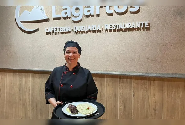Tatiana Módolo e a nova versão do risoto com escalope de mignon