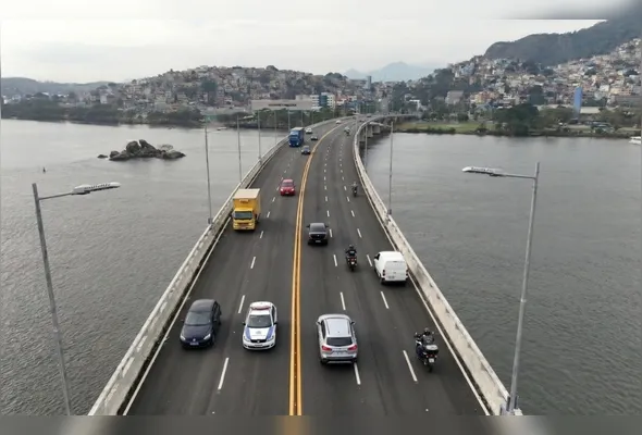Imagem ilustrativa da imagem Segunda Ponte terá quinta faixa a partir de dezembro; entenda mudanças