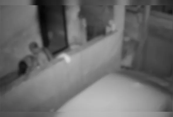 Nas imagens de videomonitoramento, é possível ver o homem e a mulher discutindo dentro da casa, ao lado de uma das crianças. Em certo momento, o agressor desfere socos na vítima, enquanto o pequeno começa a chorar.