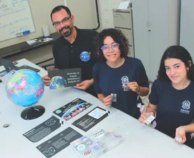 Imagem ilustrativa da imagem Nasa leva pesquisa de alunos da rede pública do ES para o espaço