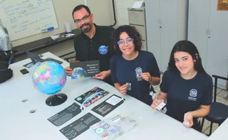 Imagem ilustrativa da imagem Nasa leva pesquisa de alunos da rede pública do ES para o espaço
