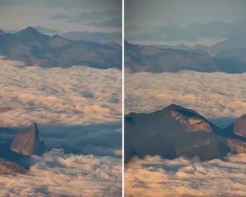 Imagem ilustrativa da imagem Capixaba registra vista da Pedra Azul durante voo: "Estado mais bonito do Brasil"