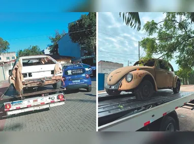 Imagem ilustrativa da imagem 481 carros abandonados são retirados das ruas da Grande Vitória