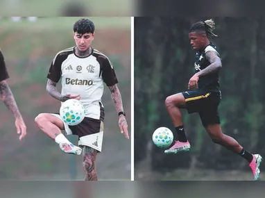 Jogadores do Palmeiras se divertem durante o treino às vésperas do jogo deste domingo