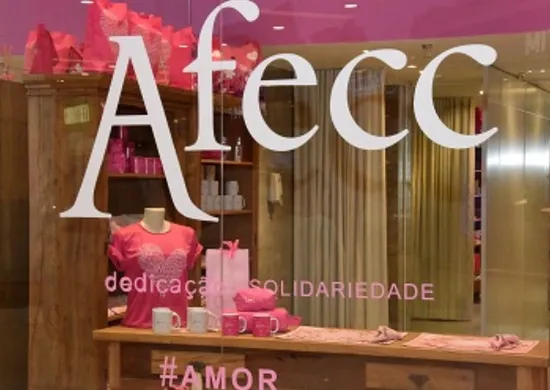 Imagem ilustrativa da imagem Loja Outubro Rosa da Afecc será inaugurada nesta quinta, no Shopping Vitória
