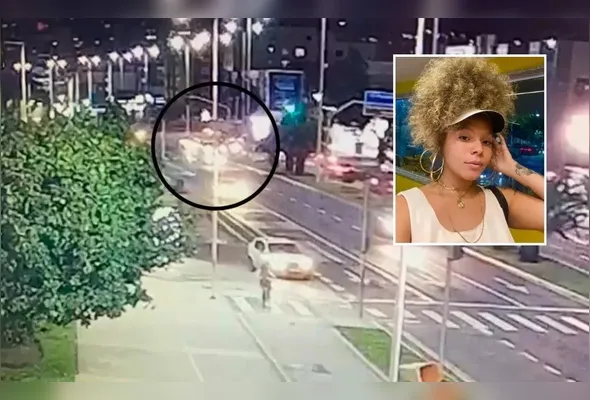 Reprodução de vídeo mostra o momento em que Luísa foi atropelada