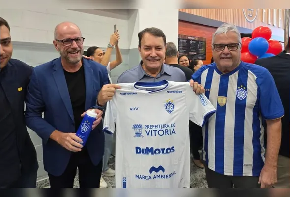 Pedrinho BH e Guto Mattos, presidente do Alvianil
