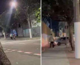 Imagem ilustrativa da imagem VÍDEO | Homem é atropelado por ônibus após fugir de suposto furto em Vitória