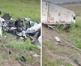 Imagem ilustrativa da imagem Homem morre e outro fica ferido após colisão na BR-101 em Linhares