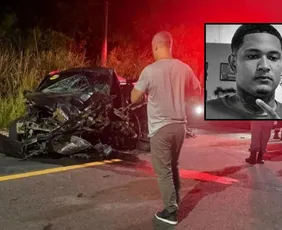 Imagem ilustrativa da imagem Jovem morre e três ficam feridos em acidente na ES-010, na Serra