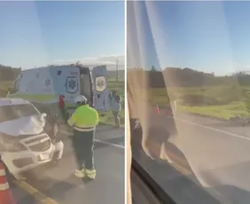 Imagem ilustrativa da imagem Motociclista morre em acidente com carro na BR-101 em São Mateus