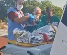 Imagem ilustrativa da imagem Mulher é intubada após sofrer queimaduras com óleo quente no Norte do ES