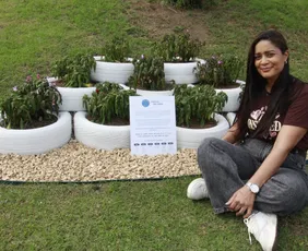 Imagem ilustrativa da imagem Hospital na Serra cria jardim de gratidão para homenagear doadores de órgãos
