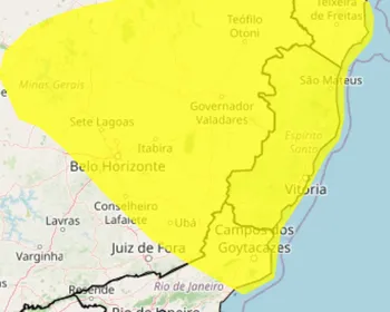Imagem ilustrativa da imagem ES recebe alerta de tempestade com risco de fortes chuvas e granizo