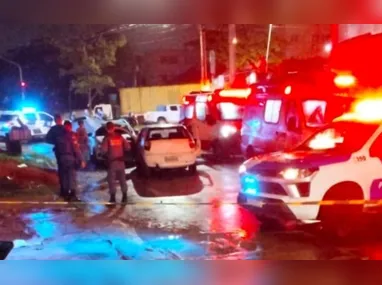 Durante as diligências, um dos investigados destruiu o próprio aparelho celular