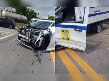Carro capotou em Guarapari