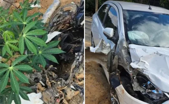 Imagem ilustrativa da imagem Motociclista morre após colidir com carro em curva em São Gabriel da Palha